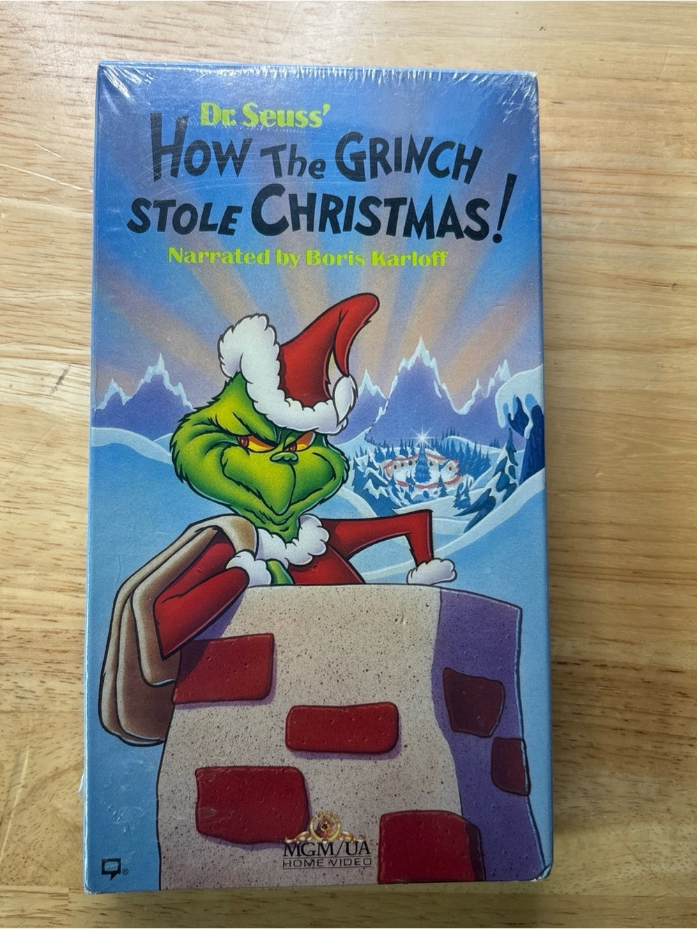 "Dr. Seuss' How the Grinch Stole Christmas" Factory Sealed VHS Copy